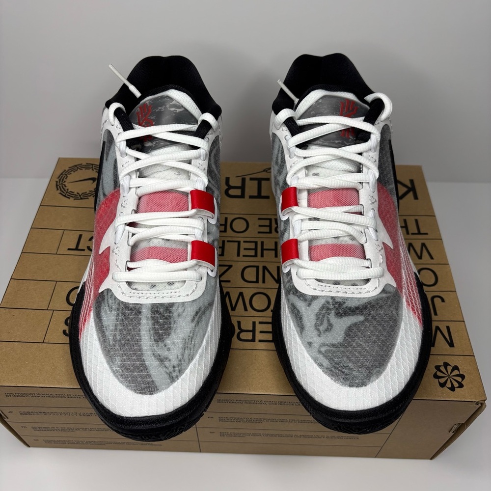 ‼️SOLD‼️Kyrie 8 White University Red - Picture 4 of 8